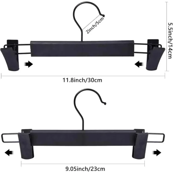 فروش چوب لباسی گیره دار مشکی کد S