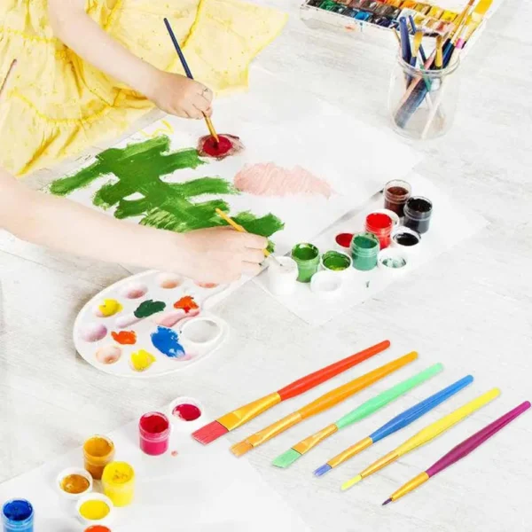 پک قلمو طراحی کیک بسته 6 عددی