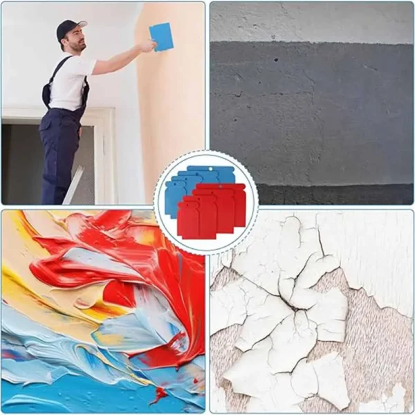 پک لیسه (کاردک) پلیمری بسته 4 عددی